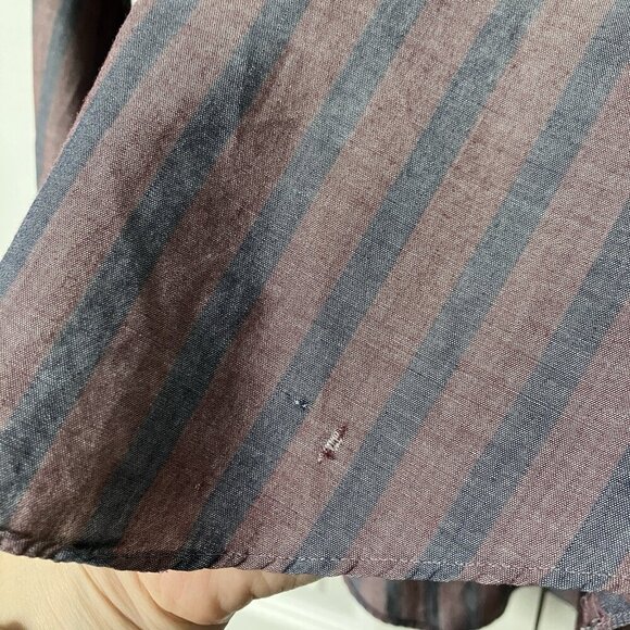 Vintage Givenchy Couture Shirt Mens M Striped Button Up - Picture 4 of 8